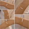 imageTurandoss Gold Bracelets for Women Trendy  18K Real Gold Plated Chain Bracelets Gold Jewelry Sets for Women Dainty Stackable Cuban Beaded Paperclip Link Chain Pearl Bracelets Gold Bracelets for Women5Pcs Bracelets Set