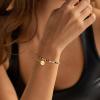 imageTurandoss Valentines Day Gifts for Her  Colorful Gold Bracelets for Women Teen Girls Handmade Beaded Boho Bracelets Personalized Initial Bracelets for Teen Girls Jewelry for Women Teen Girl GiftsK