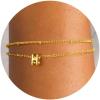 imageTurandoss Bubble Letter AZ Bracelets for Women Teen Girls  Layered Gold Bracelets Dainty 18k Gold Bracelets for Women Friendship Bracelets Preppy Bracelets Teen Girl Gifts Trendy StuffH