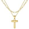 imageTurandoss Dainty Gold Initial Necklaces for Women Jewelry Gifts  Personalized Layered Initial Letter Necklaces for Her Trendy Dainty Gold Chunky Pendant Choker Chain Necklace Jewelry Gifts for WomenGold