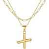 imageTurandoss Dainty Gold Initial Necklaces for Women Jewelry Gifts  Personalized Layered Initial Letter Necklaces for Her Trendy Dainty Gold Chunky Pendant Choker Chain Necklace Jewelry Gifts for WomenGold