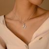 imageTurandoss Dainty Gold Initial Necklaces for Women Jewelry Gifts  Personalized Layered Initial Letter Necklaces for Her Trendy Dainty Gold Chunky Pendant Choker Chain Necklace Jewelry Gifts for WomenSilver