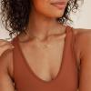imageTurandoss Gold Necklaces for Women Trendy  Dainty 14K Gold Plated Knot Disc Initial AZ Necklace Personalized Cubic Zirconia Love Pendant Letter Initial Necklace Jewelry Gifts for Women HerH