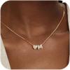 imageTurandoss Gold Heart Initial Necklace for Women  Dainty 18K Gold Plated Personalized Heart Letter Necklace Trendy Simple Cute Letter Necklace Gold Jewelry Birthday Gifts for Women GirlsM