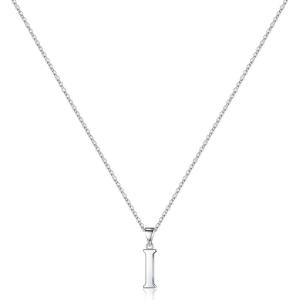 imageS925 Sterling Silver Initial Necklaces for Women Dainty Hypoallergenic Initial Necklace Letter Initial Pendant S925 Sterling Silver initial Necklace for Women Jewelry GiftsI
