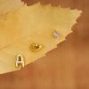 imageTurandoss 3 Pairs Initial Stud S925 Sterling Silver Post Earrings for Girls Girls 14KGoldPlated Letter AZ Heart Initial Stud Earrings Jewelry Gifts for Teen Girls TrendyW