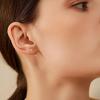 imageTurandoss Gold Earrings Set for Women Trendy  14K Gold Plated Chunky Hoops Hypoallergenic Huggie Cubic Zirconia Earrings Dainty Stud Cartilage Earring for Multiple Piercing