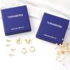 imageTurandoss Gold Earrings for Women Trendy  3 Pairs Gold Plated Dainty Cubic Zirconia Huggie Stud Hoop Earrings Simple Hypoallergenic Cartilage Earring Stacks Set for Women Jewelry GiftsCZ X StudBead