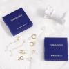 imageTurandoss Gold Pearl Earrings for Women Trendy  14K Gold Plated Hypoallergenic Pearl Stud Earrings Huggie Drop Dangle Earring Bridesmaid Wedding Jewelry Gifts for Women GirlsPearl Hoop Earrings