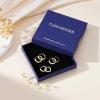 image:imageTurandoss Gold Hoop Earrings for Women Hypoallergenic 14K Gold Plated Hoop Earrings Cartilage Earring Sets for Multiple Piercing Gold Hoop Earrings for Women14K Gold Plated