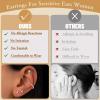 image:imageTurandoss Gold Hoop Earrings for Women 14K Gold Plated Hypoallergenic CZ Earrings Hoop amp Stud Earrings for Women Cartilage Earring Stacks for Multiple PiercingsSilver Hoop  Stud Earring