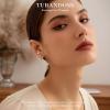 image:imageTurandoss Gold Hoop Earrings for Women Trendy  14K Gold Plated Hypoallergenic CZ Stud Earrings Dainty Dangle Huggie Cubic Zirconia Earring Stacks for Women Hoops Earring Set for Multiple Piercing14K Gold Plated