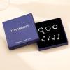 image:imageTurandoss Gold Hoop Earrings for Women Trendy  Dainty 14K Gold Plated Hypoallergenic Dangle Huggie CZ Earring Stacks Personalized Cartilage Hoop Earring Sets for Multiple Piercing Earrings for WomenSilver Plated