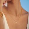 image:imageTurandoss Layered Gold Initial Necklaces for Women 18K Gold Plated Letter AZ Initial Pendant Necklaces Personalized 26 Alphabet Monogram Gold Initial Necklaces for Women Jewelry Gifts