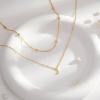 image:imageTurandoss Layered Gold Initial Necklaces for Women 18K Gold Plated Letter AZ Initial Pendant Necklaces Personalized 26 Alphabet Monogram Gold Initial Necklaces for Women Jewelry Gifts