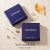 image:imageTurandoss Gold Earring for Women 14K Gold Plated Hypoallergenic Chain Earring Dainty Huggie Flat Back Earrings Earring Stack for Multiple Piercings14K Gold Plated