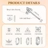 image:imageTurandoss Gold Hoop Earrings for Women Trendy  Dainty 14K Gold Plated Hypoallergenic Huggie Hoop Stud Flat Back Earrings Set for Multiple Piercing Earrings for WomenSilver Plated