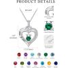 image:imageTurandoss Graduation Gifts for Her 2026 S925 Sterling Silver Birthstone Necklace Engraved Class of 2026 Inspirational Necklaces High School College Graduation Gifts for Women01JanGarnet