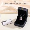 image:imageTurandoss Graduation Gifts for Her 2026 S925 Sterling Silver Heart Birthstone Graduation Cap Necklaces Class of 2026 High School College Graduation Gifts for Her05May Emerald