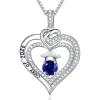 image:imageTurandoss Graduation Gifts for Her 2026 S925 Sterling Silver Birthstone Necklace Engraved Class of 2026 Inspirational Necklaces High School College Graduation Gifts for Women12DecTanzanite